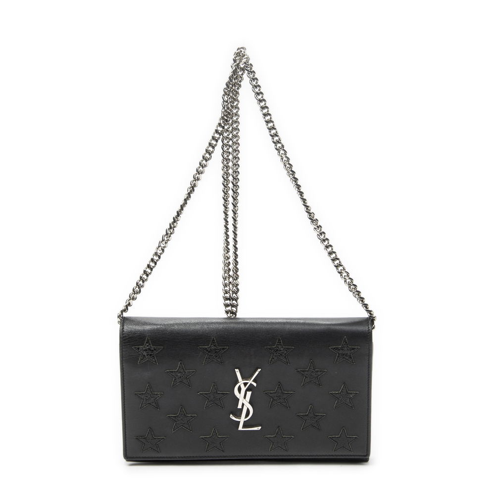 Saint Laurent Star Embossed Kate Chain